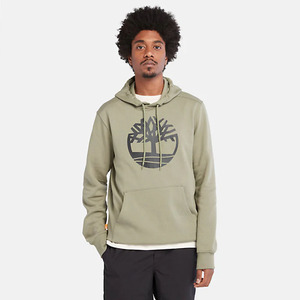 Sweat à capuche unisexe délavé à l'acide 350 GSM à double fermeture éclair avec logo personnalisé pour l'hiver - Product Image 3