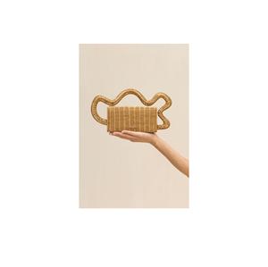 Vente en gros pas cher Anneau de serviette en rotin pour décoration de table avec strass et bling Anneau à boucle pour serviette de table - Product Image 2