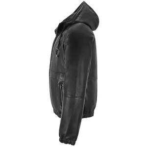 แจ็กเก็ตหนังแท้สตรีทสูง - Product Image 3