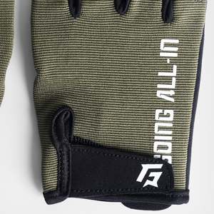 ถุงมือครึ่งนิ้ว Vortex Grip สีเขียวมะกอก สำหรับออกกำลังกาย ปั่นจักรยาน ทำจากโพลีเอสเตอร์และหนัง พร้อมคุณสมบัติการยึดเกาะมือสำหรับยกน้ำหนัก - Product Image 3