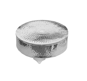 Assiettes de service alimentaire les plus vendues au look moderne produit placage de cuivre autocollant de concepteur assiettes de service de mariage en vrac - Product Image 4