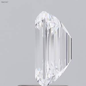 1.52ct Emerald Cut Lab-grown Diamond IGI Certified D Color VVS2 Clarity Lab-Stone - Product Image 3