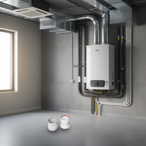 Kit d'évacuation pour chaudières murales Baxi/Csi-I KHG71405911 – Pièces de systèmes CVC – Évacuation séparée pour une fonctionnalité optimale - Product Image 3