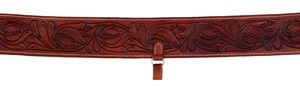Circunferencia trasera de flanco de caballo occidental de cuero Premium personalizable para ropa Ecuestre para equitación occidental - Product Image 4