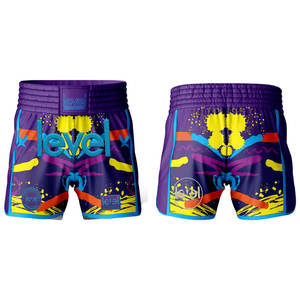 Shorts de MMA BJJ Sin Gi de Doble Capa con Forro de Compresión, Corte Alto con Abertura, Tejido Duradero, Suave y Transpirable - Product Image 4