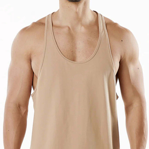 Vente chaude 100% coton hommes léger décontracté débardeurs été nouveau Style solide respirant impression conception femmes Version également - Product Image 5