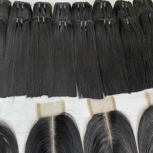 Extensiones de Cabello Virgen Remy HD de Doble Trama, 5x5 para Encaje, 30 Pulgadas, Liso, Máquina de Doble Trama, Todos los Colores, Vietnamitas - Product Image 3