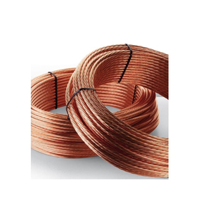 Fils de terre électriques en cuivre en acier plaqué de cuivre échoué à haute résistance câble de terre électrique en cuivre nu 1X50mm carré - Product Image 4