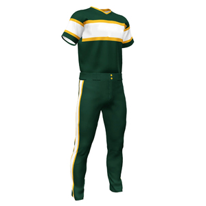 Nouveaux vêtements de sport unisexes de baseball et de softball pour adultes uniformes confortables à séchage rapide avec maillot et pantalon respirants en polyester - Product Image 1