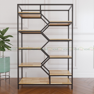 Bee-<b>Shelf</b> 100x30x160cm Decorative Display <b>Shelf</b> Made of Rubber Wood KTB68049 - Product Image 3