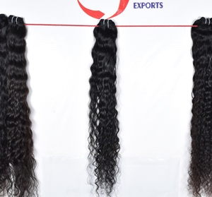 100% Extensiones de ondas profundas Remy vietnamitas Color natural Procesado químicamente Cutícula Alineada Cabello indio Fabricantes al por mayor - Product Image 3