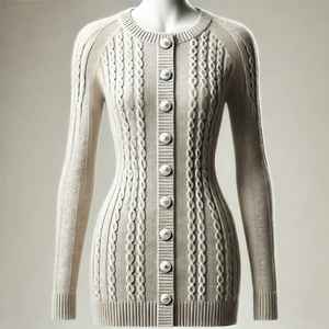 Suéter de Punto para Mujer, Cárdigan, Abrigos para Mujer, Ropa para Mujer - Product Image 4