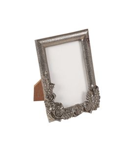 Elegante marco de fotos de metal para decoración del hogar, con acabado satinado, elegante solución para exhibir instantáneas - Product Image 1
