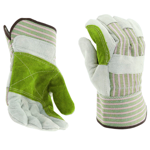 ถุงมือหนังแบบแยกฝ่ามือคู่สำหรับงานหนักพร้อมปลอกแขนที่มีปีกนิรภัยสำหรับทำสวนกลางแจ้งในปากีสถาน - Product Image 5