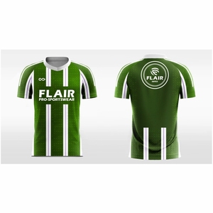 Camiseta de fútbol de poliéster 100% de diseño personalizado de la mejor calidad para niños Frente corto transpirable cómodo para conjuntos para niños OEM - Product Image 3