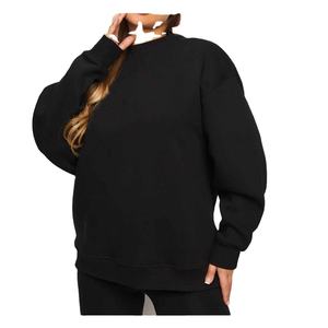 Sudadera de mujer al por mayor 2023-24 Nuevo diseño Sudaderas de mujer Cuello redondo Mangas completas Sudaderas Diseño y logotipo personalizados - Product Image 1