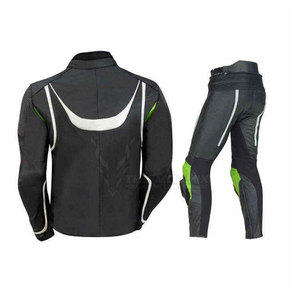 Heavy Duty One Piece Motorcycle Suit With Reinforced <b>Stitching</b> And Knee <b>Sliders</b> For Professional Track Use - Product Image 6