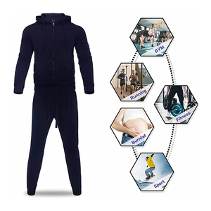 Pull à capuche écologique personnalisé unisexe Survêtement de survêtement uni vierge OEM pour hommes Impression de logo pour la saison de printemps en gros - Product Image 4