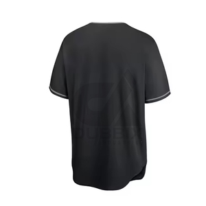 Uniforme de baseball personnalisé pour hommes avec nom d'équipe, 100 % polyester, imprimé par transfert thermique, motif 3D, logo avant, vente en gros OEM - Product Image 5