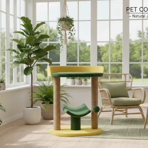 High-quality Amistar Green Dream <b>Cat</b> Retreat <b>scratching</b> <b>post</b> <b>for</b> <b>cats</b> of all sizes and breeds. - Product Image 3