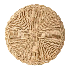 จานหวายสไตล์ดอกไม้ รุ่นคลาสสิก เป็นมิตรกับสิ่งแวดล้อม ต้นกำเนิดจากเวียดนาม ปลอดภัยต่อสิ่งแวดล้อม เหมาะสำหรับตกแต่งในช่วงวันหยุด - Product Image 2