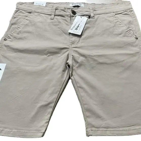 Pantaloncini uomo estate cotone vita media maschio lusso Casual uomo d'affari pantaloncini Stretch Chino Classic Fit Short Made in Bangladesh