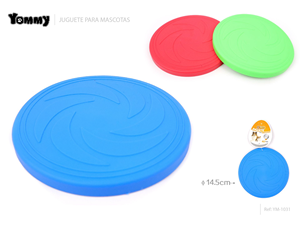 Yommy Fashion Disco Volante in Gomma TPR da 14,5 CM Facile da Pulire per Cani - Giocattolo Interattivo per Addestramento e Movimento - Product Image 4