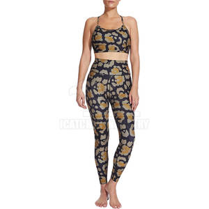 Leggings d'entraînement pour femmes Leggings de yoga avec impression par sublimation Meilleures ventes - Product Image 4