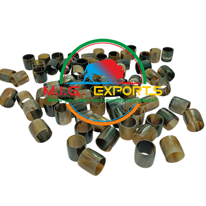 Anneaux ou supports pour serviettes en corne de buffle, pour la décoration de table, l'organisation des serviettes, les rideaux et autres cadeaux de fête. - Product Image 5