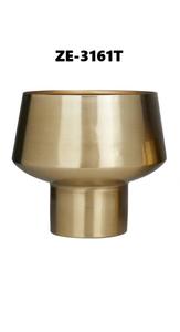 Premium Modern Handmade Metal Flower Vase with <b>Mirror</b> Shine Finish Finish Accent Metal Flower vase made zahid exports in India - Product Image 4