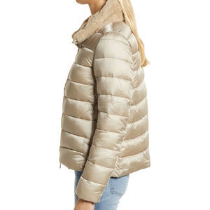 Customized Women Long <b>Puffer</b> <b>Jacket</b> Lightweight <b>Thin</b> Front Summer Warm Coat Breathable Waterproof Hooded Wool Lining 100% - Product Image 5