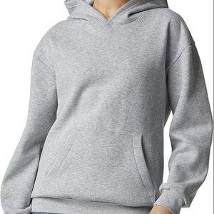 Sudadera con capucha de lana para adultos personalizada, ropa de calle, cuello con capucha y logotipo impreso en la parte delantera para las estaciones de invierno y otoño - Product Image 5