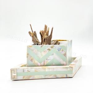 ชุดกล่องเครื่องหอม mabkhara พร้อมถาดใส่ของแม่ของเตาฝังสำหรับ bakhoor madkhan ถาดเสิร์ฟทางศาสนา - Product Image 2