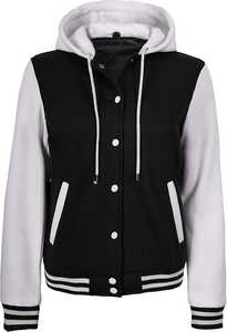 Chaqueta Universitaria de Alta Calidad para Mujer, Transpirable, 100% Algodón con Capucha, Elegante, Satén Liso Teñido, Impermeable - Product Image 4