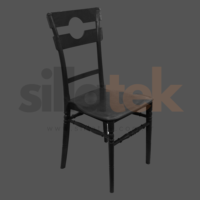 Chaise d'hôtel commerciale turque TEKNIK KONTEYNER Riva, haute qualité, luxe, moderne, en plastique, pour extérieur, salle à manger, chambre, villa, salon