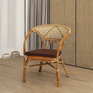 Sillón de ratán SIENTA clásico hecho a mano de madera moderna de Indonesia para muebles de sala de estar - Product Image 4