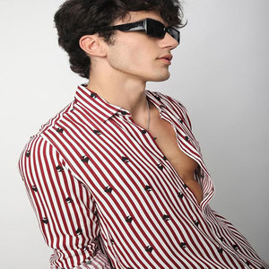 Vente en gros de chemise à carreaux vintage pour hommes, dernière collection de chemises à manches courtes décontractées personnalisées respirantes à col officiel - Product Image 2