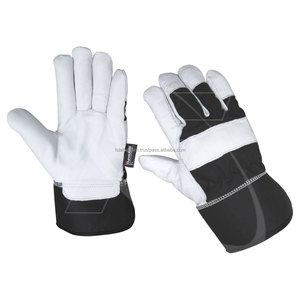 ถุงมือหนังแยกหนังวัวคุณภาพดีที่สุดจากปากีสถาน 707 ถุงมือริกเกอร์แคนาดาถุงมืองานก่อสร้าง Guantes de Trabajo - Product Image 2