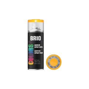 Peinture acrylique en aérosol Jaune Narcisse B1007 400ml pour verre, toile et papier - Product Image 1