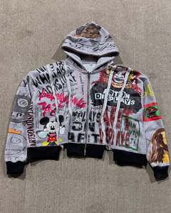 Ensemble de survêtement homme en molleton 100 % coton avec logo personnalisé, coupe ample, à capuche, design poches, anti-plis, imprimé, écologique - Product Image 1