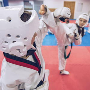 Gants de kickboxing personnalisables de 8oz pour le karaté Taekwondo Open Hand Sports fabriqués à partir de matériaux de qualité - Product Image 4