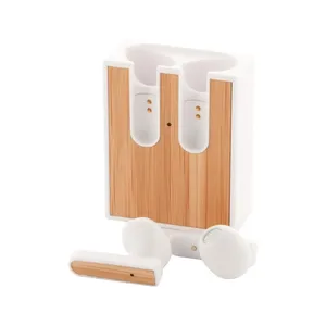 Auricolari Wireless Rabsody in Bambù Eco-Sostenibile: Dispositivi Acustici Innovativi Realizzati con Materiali Sostenibili - Product Image 3