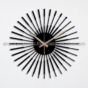 Đồng cổ <span class=keywords><strong>Sunburst</strong></span> Đồng hồ treo tường mộc mạc kim loại hiện đại <span class=keywords><strong>Retro</strong></span> thiết kế độc đáo Đồng hồ treo tường cho trang trí nội thất - Product Image 2