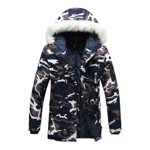 Chaqueta Parka Impermeable para Hombre, Chaqueta de Invierno con Cremallera Cortavientos, Parka Unisex, Ropa de Calle, Personalizada, con Capucha para Exteriores - Product Image 4