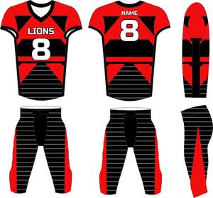 Camiseta de Fútbol Americano de Manga Corta para Hombre, Nueva Colección 2025, Secado Rápido, Transpirable, Uniforme de Equipo Personalizado, Impresión por Sublimación, Protección UV - Product Image 2