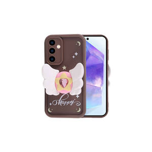 Coque arrière en silicone pour Samsung Galaxy A35, A17, A57, A53, A34 et A03S, protection de l'appareil photo, design figurine, style élégant 'Ins' - Product Image 2