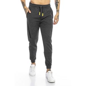Pantalons de survêtement en coton avec logo personnalisé pour hommes Pantalons de jogging amples à cordon de serrage pour la course à pied, la salle de sport, le sport Pantalons de survêtement lavés pour hommes - Product Image 1
