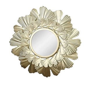 Espejo de decoración de pared para el hogar y el hotel, forma redonda, diseño de sol, de metal, precio más bajo, gran oferta - Product Image 3