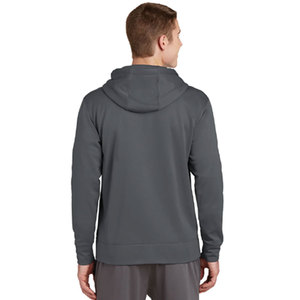 Sweat à capuche zippé pour homme, 100% coton, écologique, de haute qualité, vert uni, personnalisable, vente en gros, pour l'hiver - Product Image 5