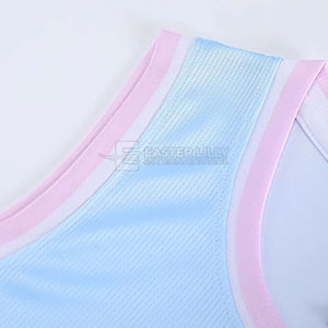 Maillot de basket sans manches, très demandé, personnalisez votre propre logo, maillot de basket pour hommes - Product Image 3
